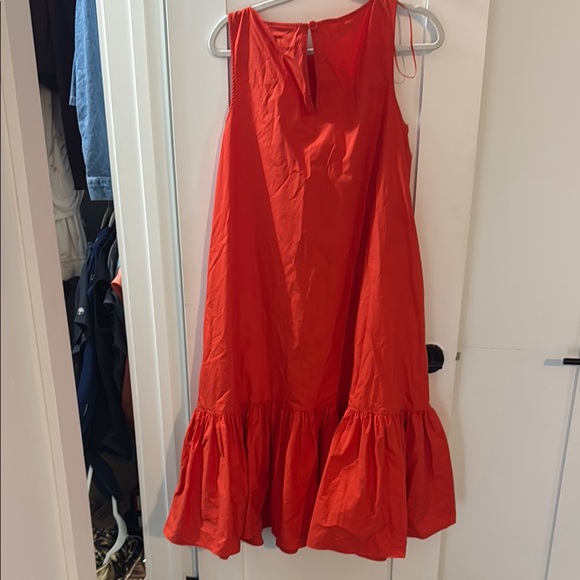 Christopher John Rogers for target Red Ruffled Midi Sundress - Picture 4 of 4